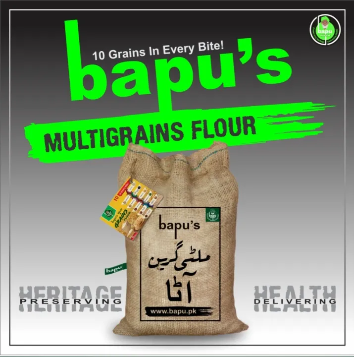 bapu's multigrain flour (atta).